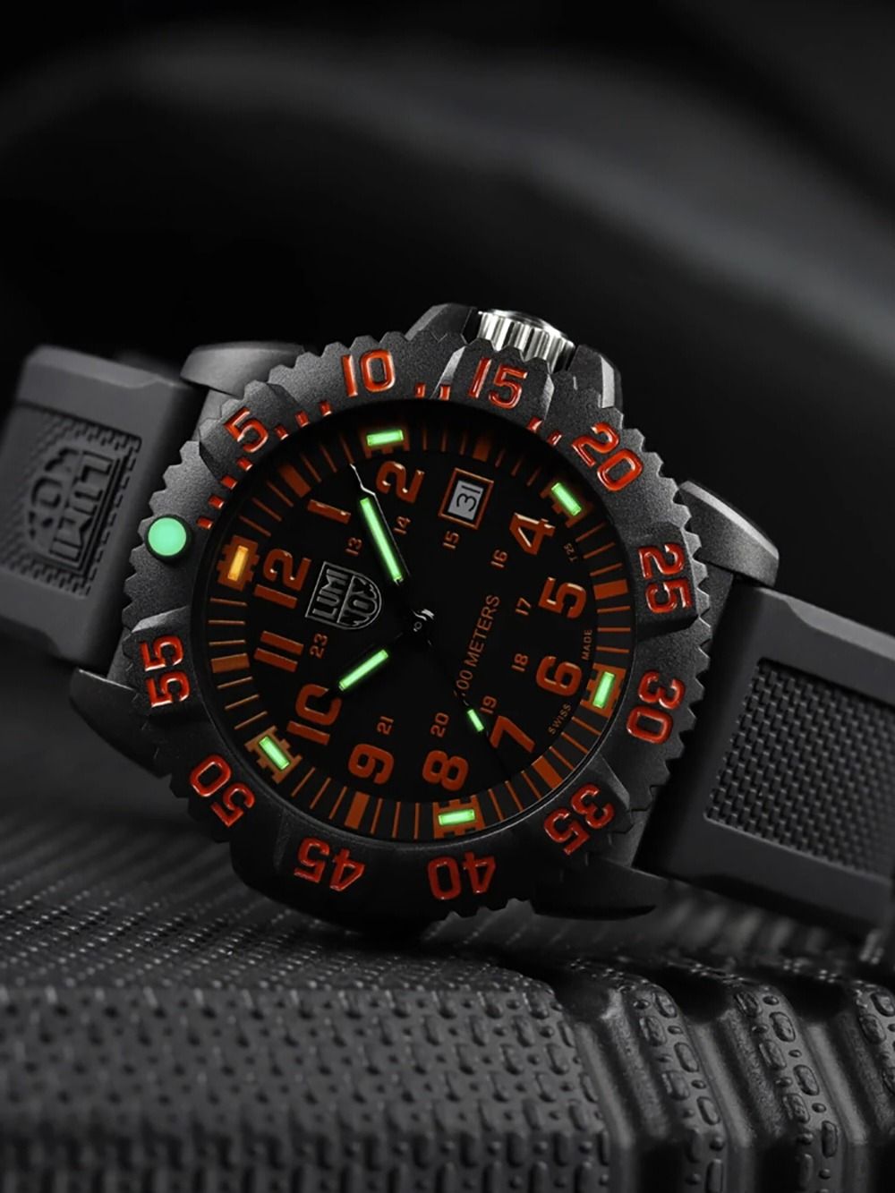 Luminox Sea Lion X2.2059.2 Herren Armbanduhr Schwarz • Schweizer Quarzwerk • CARBONOX-Gehäuse, Bild 4