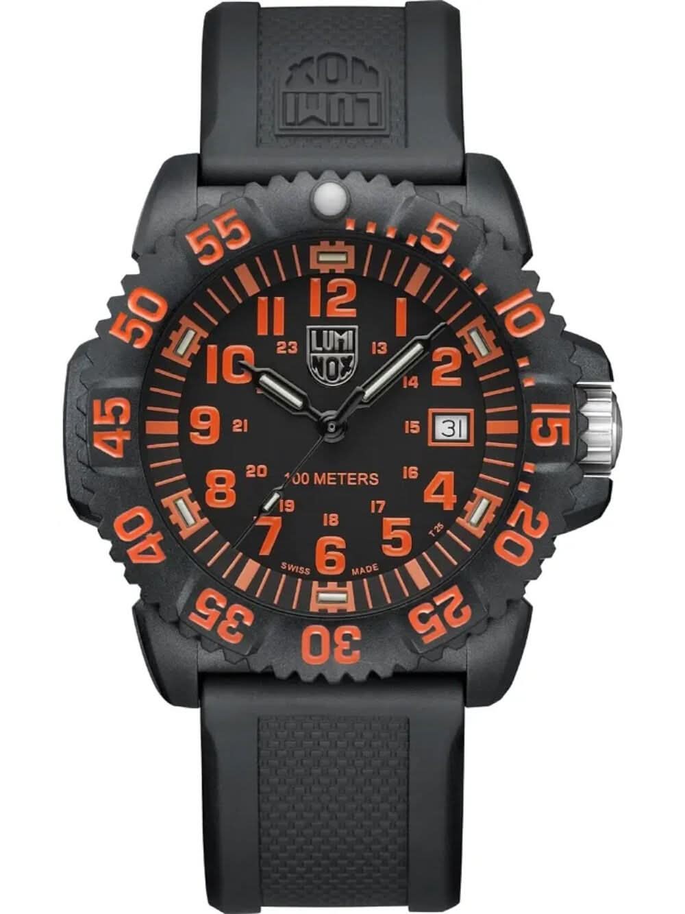 Luminox Sea Lion X2.2059.2 Herren Armbanduhr Schwarz • Schweizer Quarzwerk • CARBONOX-Gehäuse