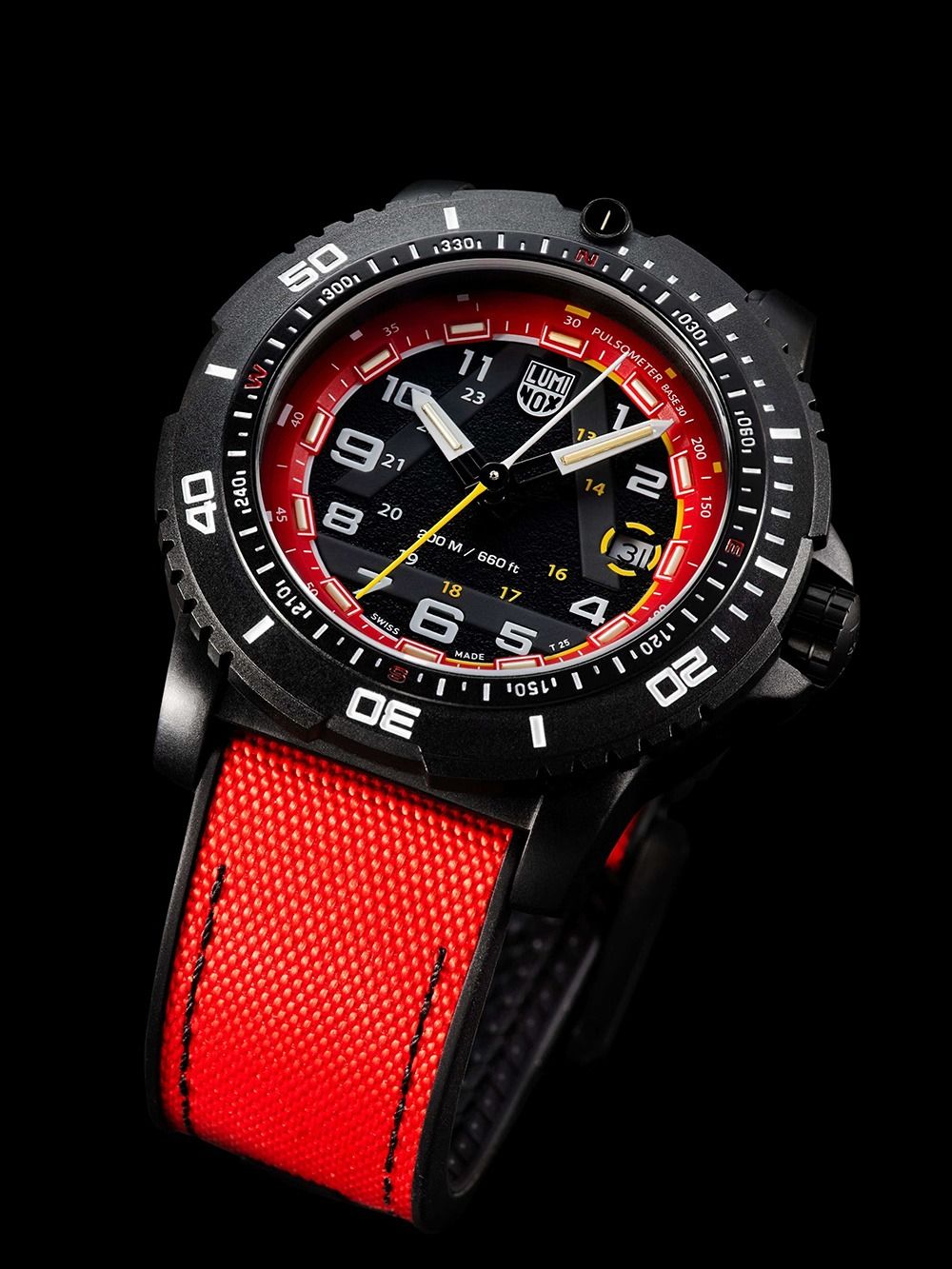 Luminox ICE-SAR 1080 XL.1095 Herren Armbanduhr Schwarz/Rot • Saphirglas • Limited Edition 874 Stück, Bild 5