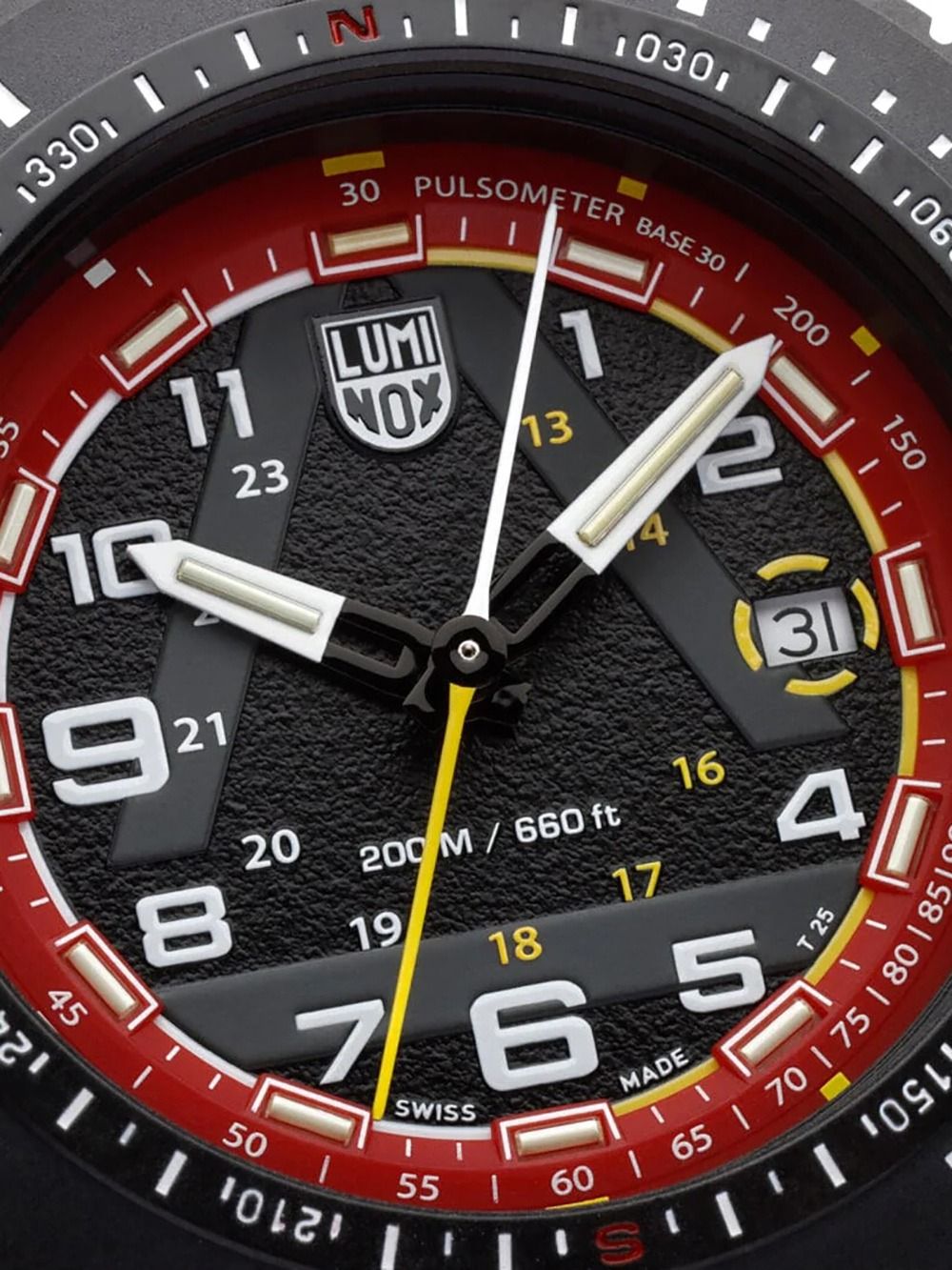 Luminox ICE-SAR 1080 XL.1095 Herren Armbanduhr Schwarz/Rot • Saphirglas • Limited Edition 874 Stück, Bild 4
