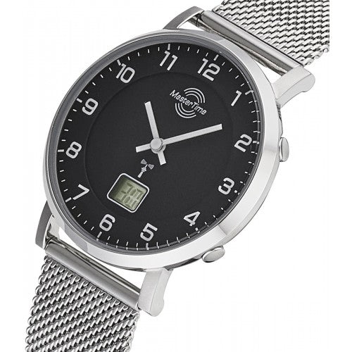 Master Time Advanced MTLS-10738-22M Damen Armbanduhr Silber • Funkuhrwerk • Analog-Digital-Anzeige, Bild 2