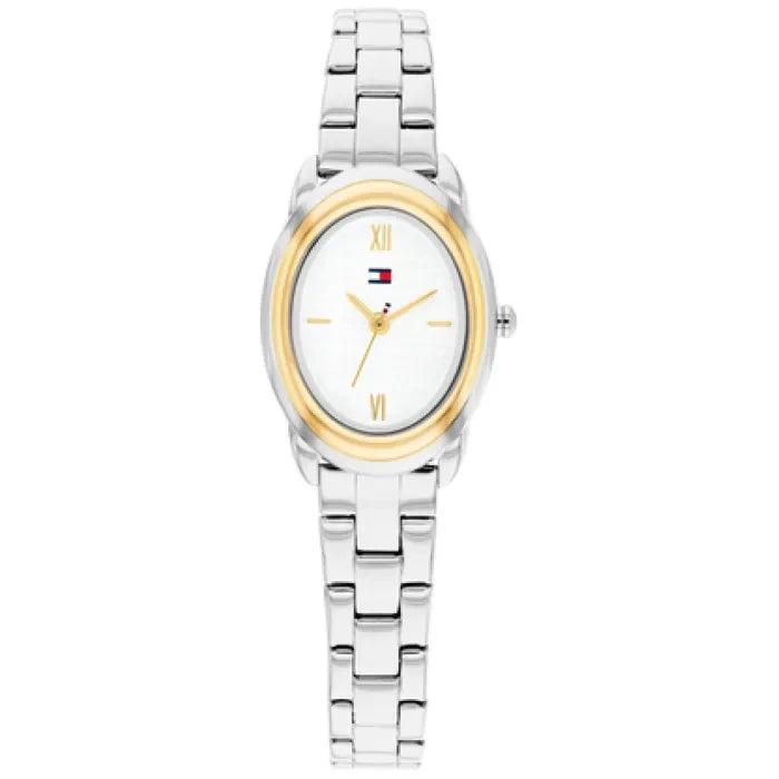Tommy Hilfiger Demi Oval 1782874 Damen Armbanduhr • Ovales Gehäuse • Elegantes Design