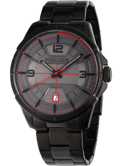Police Classic PEWJH2007001 Herrenuhr Schwarz • Mineralglas • Quarzwerk
