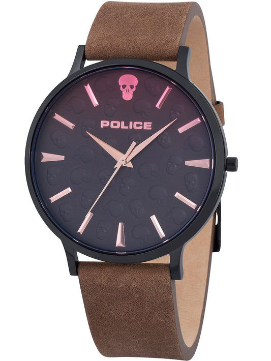 Police Tasman PL16023JSB.02 Herrenuhr Schwarz • Mineralglas • Quarzwerk