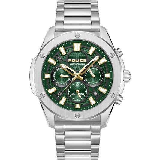 Police Moonstrike PEWGK0093101 Herrenuhr Grün • Quarz-Chronograph • Mineralglas
