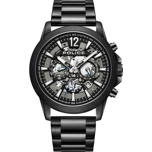 Police Vertigo PEWJK2194901 Herrenuhr Schwarz • Quarz-Chronograph • Mineralglas