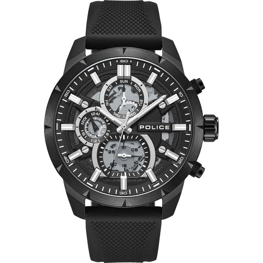 Police Neist PEWJQ0058703 Herrenuhr Schwarz • Mineralglas • Tag-Datum-Anzeige