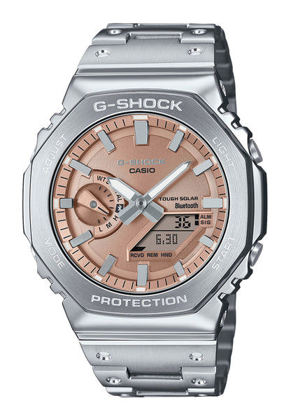 Casio G-SHOCK GMW-B5000GD-4 Herren Armbanduhr Silber/Kupfer • Tough Solar & Bluetooth • Multiband 6 Funkuhr
