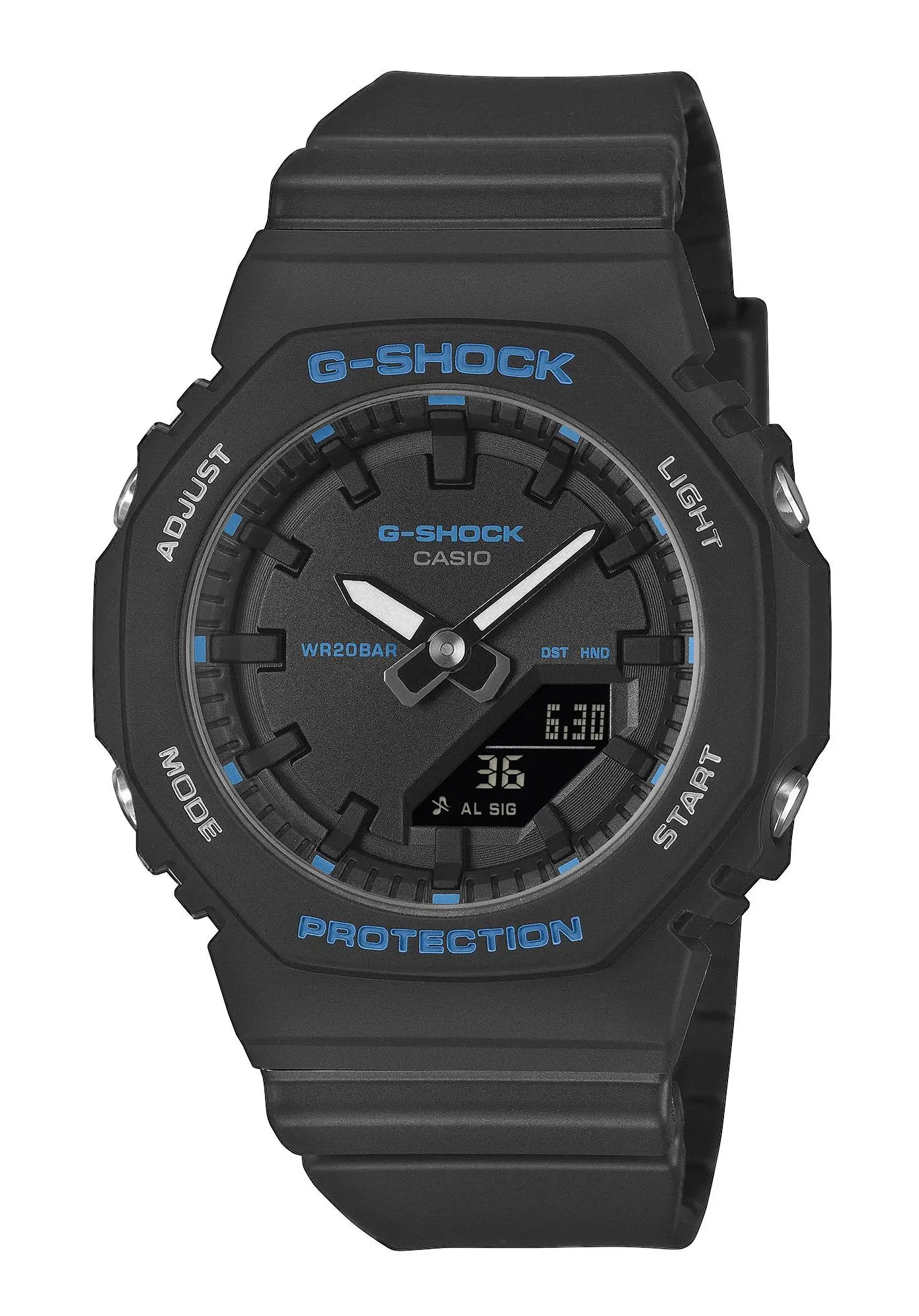 Casio G-SHOCK GA-2100-1A1 Herren Armbanduhr Schwarz • Carbon Core Guard • Analog-Digital