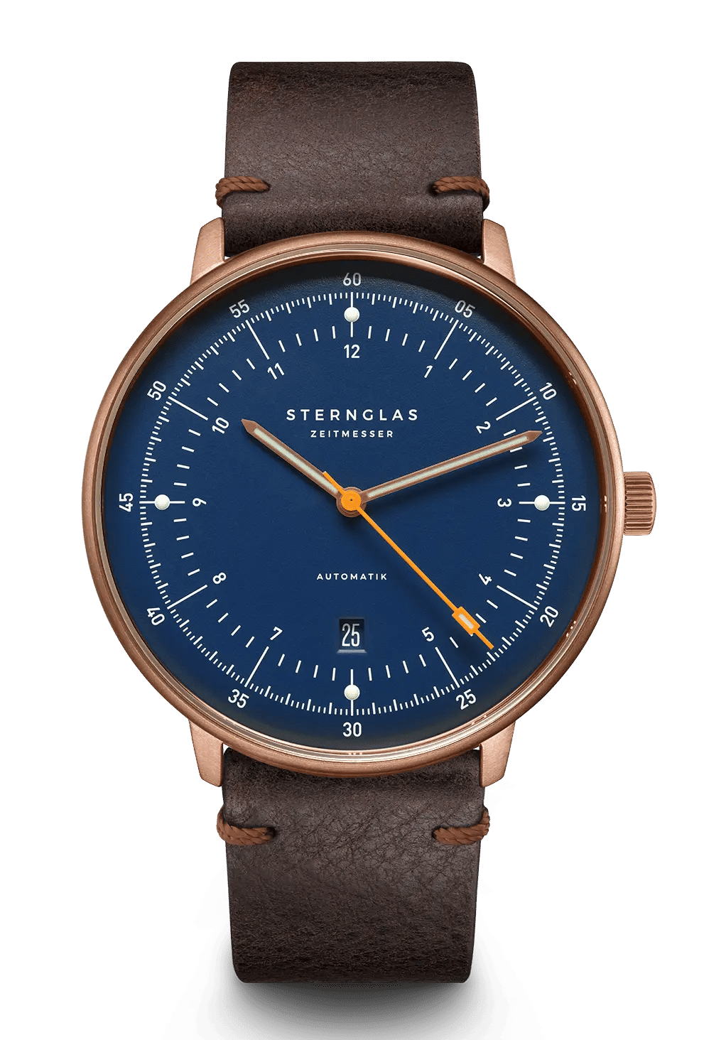 Sternglas Hamburg Automatik Bronze 42mm Herrenuhr • Saphirglas • Miyota Automatikwerk