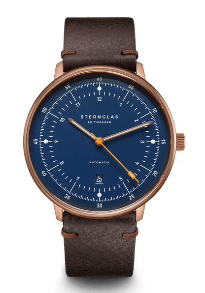 Sternglas Hamburg Automatik Bronze 42mm Herrenuhr • Saphirglas • Miyota Automatikwerk