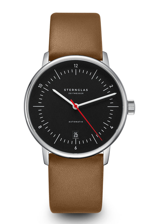 Sternglas Naos Automatik 38mm Unisex Schwarzes Zifferblatt • Saphirglas • Miyota Automatikwerk