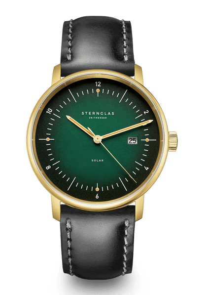 Sternglas Naos Solar Armbanduhr Dunkelgrün • Solarantrieb • Sportlich-minimalistisches Design