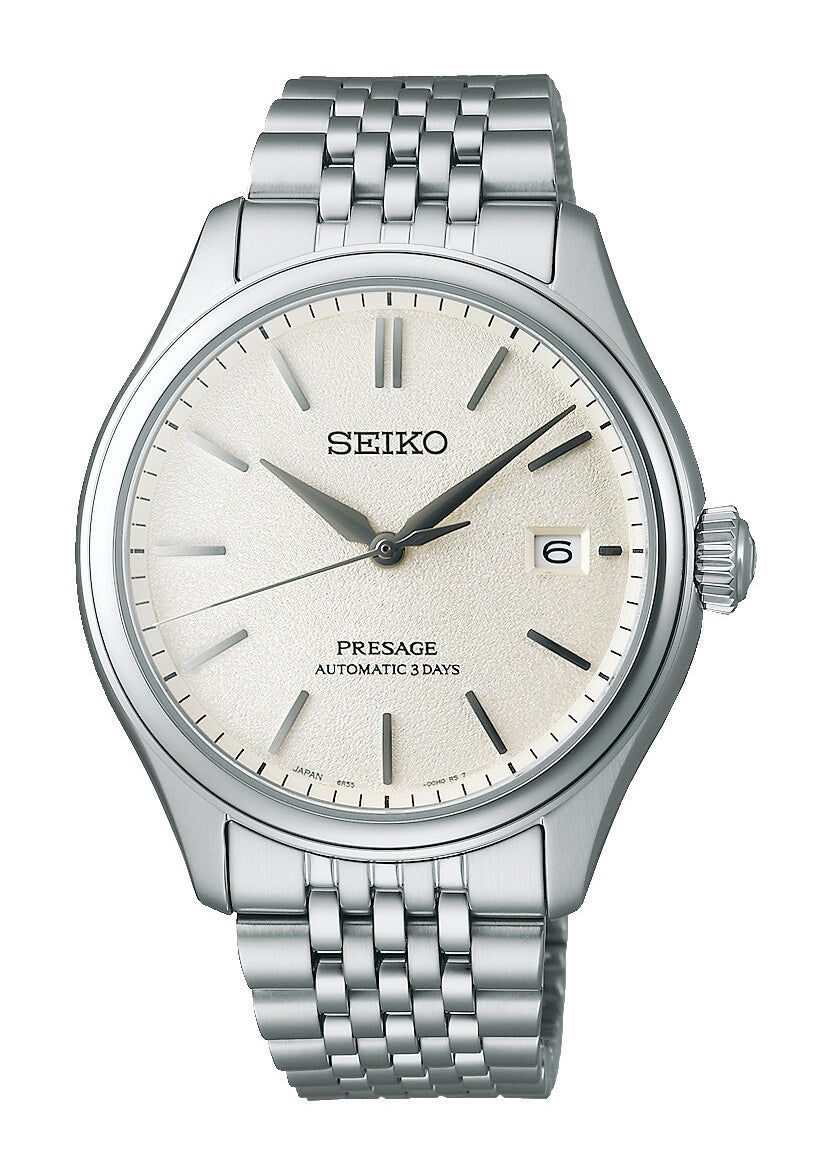 Seiko Presage Classics SPB463 Herrenuhr Creme • Saphirglas • Automatikwerk Kaliber 6R55