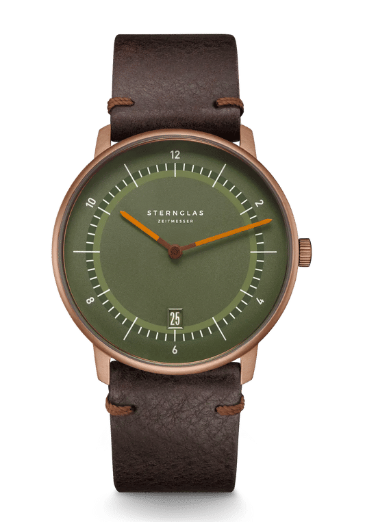 Sternglas Naos Quarz 38 mm Edition 1905 Herren • Minimalistisches Bauhaus-Design • Limitierte Sonderedition