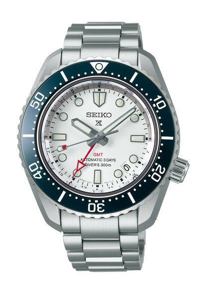 Seiko Prospex 1968 Heritage Diver's GMT SPB519 Herrenuhr Weiß • Automatik GMT-Werk • 300 m Wasserdicht