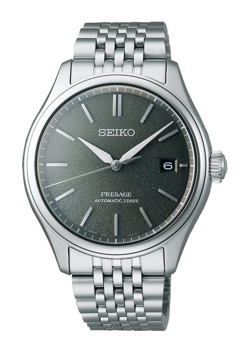 Seiko Presage Classics SPB465 Herrenuhr Anthrazit • Automatikwerk Kaliber 6R55 • Saphirglas