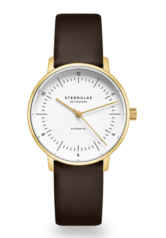 Sternglas Naos XS Automatik Damenuhr Gold • Miyota 6T15 Automatikwerk • Saphirglas mit Doppelvergütung