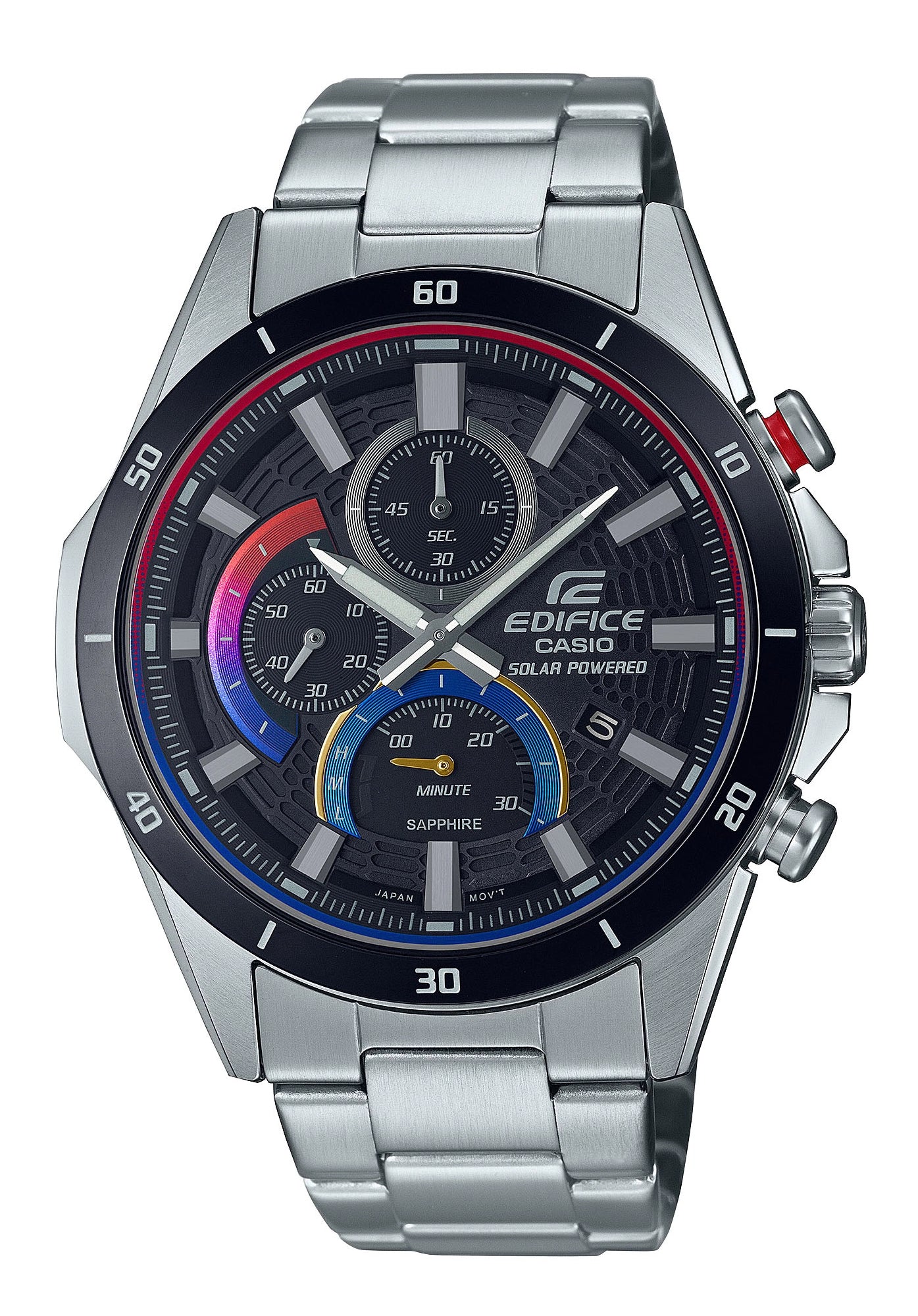 Casio Edifice Heat Gradation EFS-S610HG-1AVUEF Herren Armbanduhr Schwarz • Saphirglas • Solarantrieb
