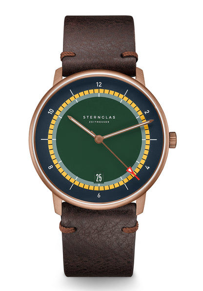 Sternglas Naos Edition Argo S01-NAX48-VI17 Herren Armbanduhr Bronze • Miyota GR12 Quarzwerk • Gewölbtes Saphirglas