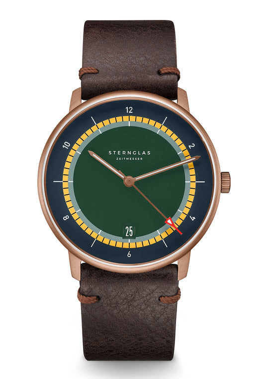 Sternglas Naos Edition Argo S01-NAX48-VI17 Herren Armbanduhr Bronze • Miyota GR12 Quarzwerk • Gewölbtes Saphirglas