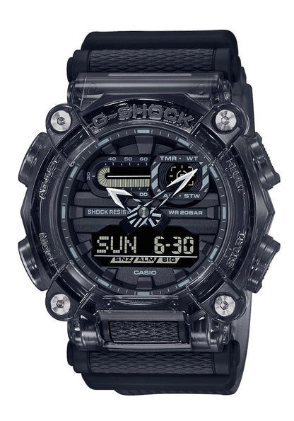 Casio G-Shock GA-2100SKE-7AER Herren Armbanduhr Transparent • Skeleton-Design • 20 BAR Wasserdicht