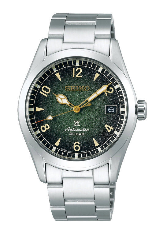 Seiko Prospex Alpinist SPB155J1 Herrenuhr Grün • Saphirglas • Automatikwerk Kaliber 6R35