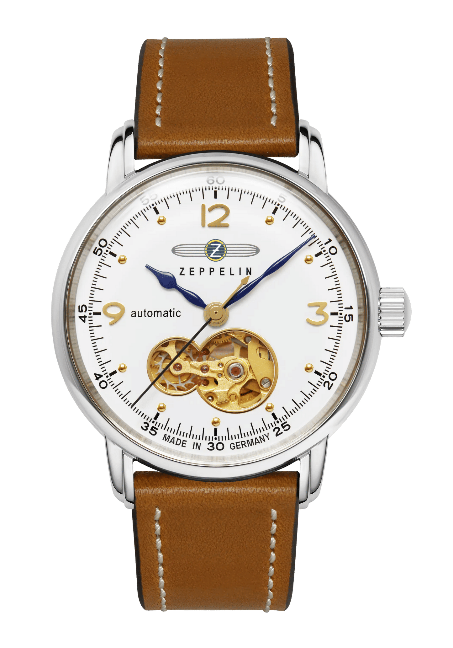 Zeppelin Barcelona Ladies Open Heart 9567-1 Damen • Automatikwerk • Open-Heart-Komplikation