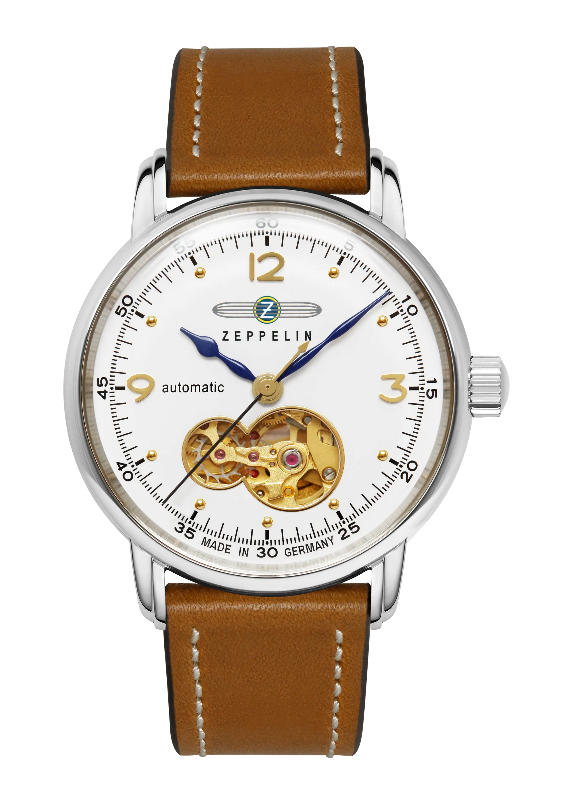 Zeppelin Barcelona Ladies Open Heart 9567-1 Damen • Automatikwerk • Open-Heart-Komplikation