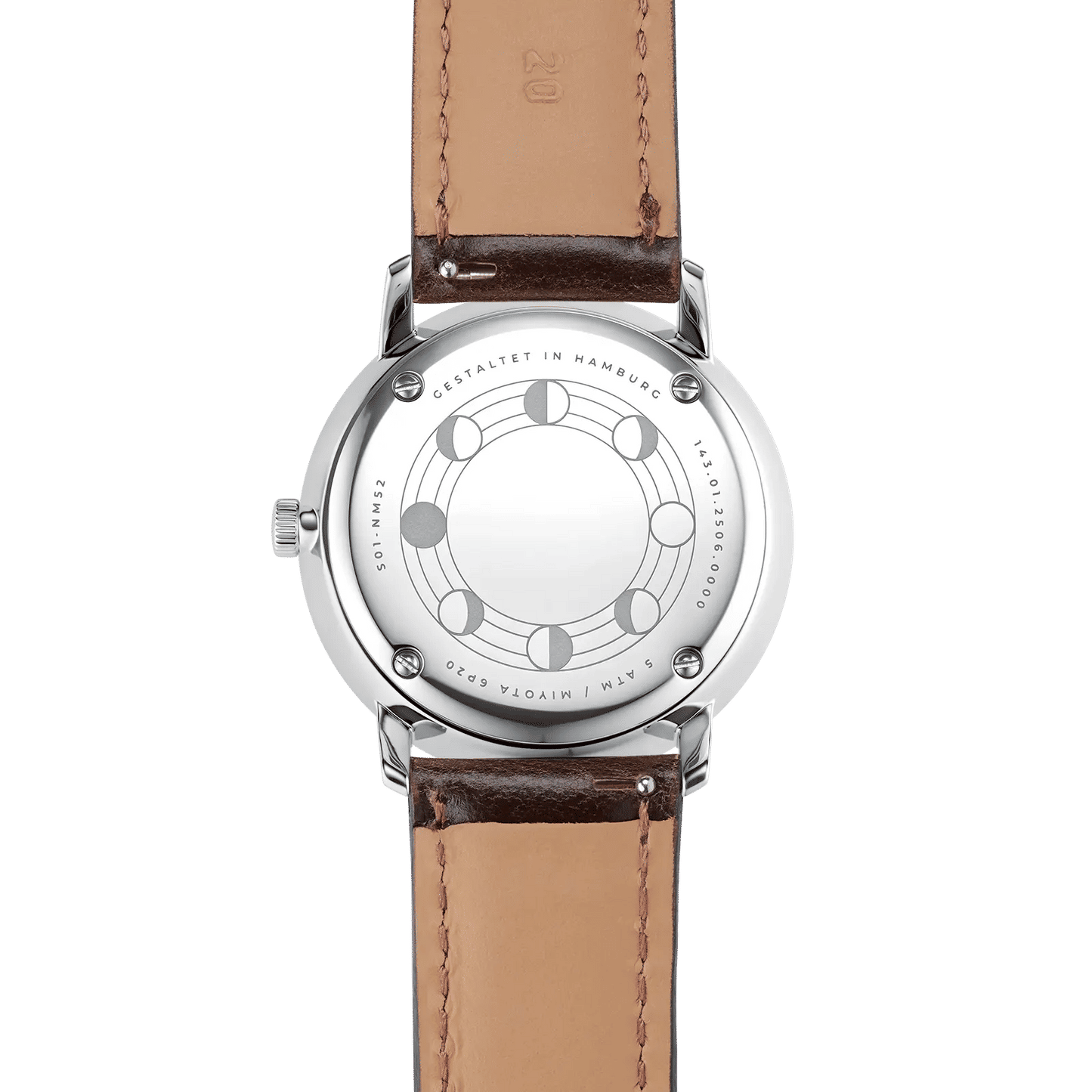 Sternglas Naos Mondphase Unisex Armbanduhr • Quarzwerk • Mondphasenzeiger, Bild 2