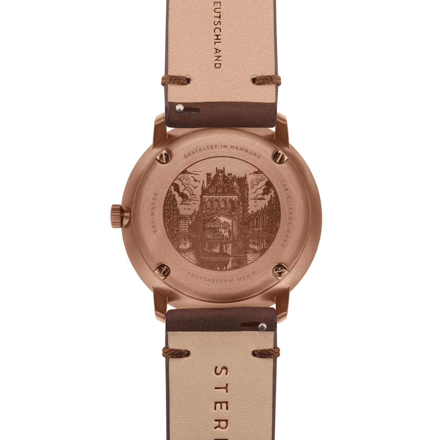 Sternglas Naos Quarz 38 mm Edition 1905 Herren • Minimalistisches Bauhaus-Design • Limitierte Sonderedition, Bild 2