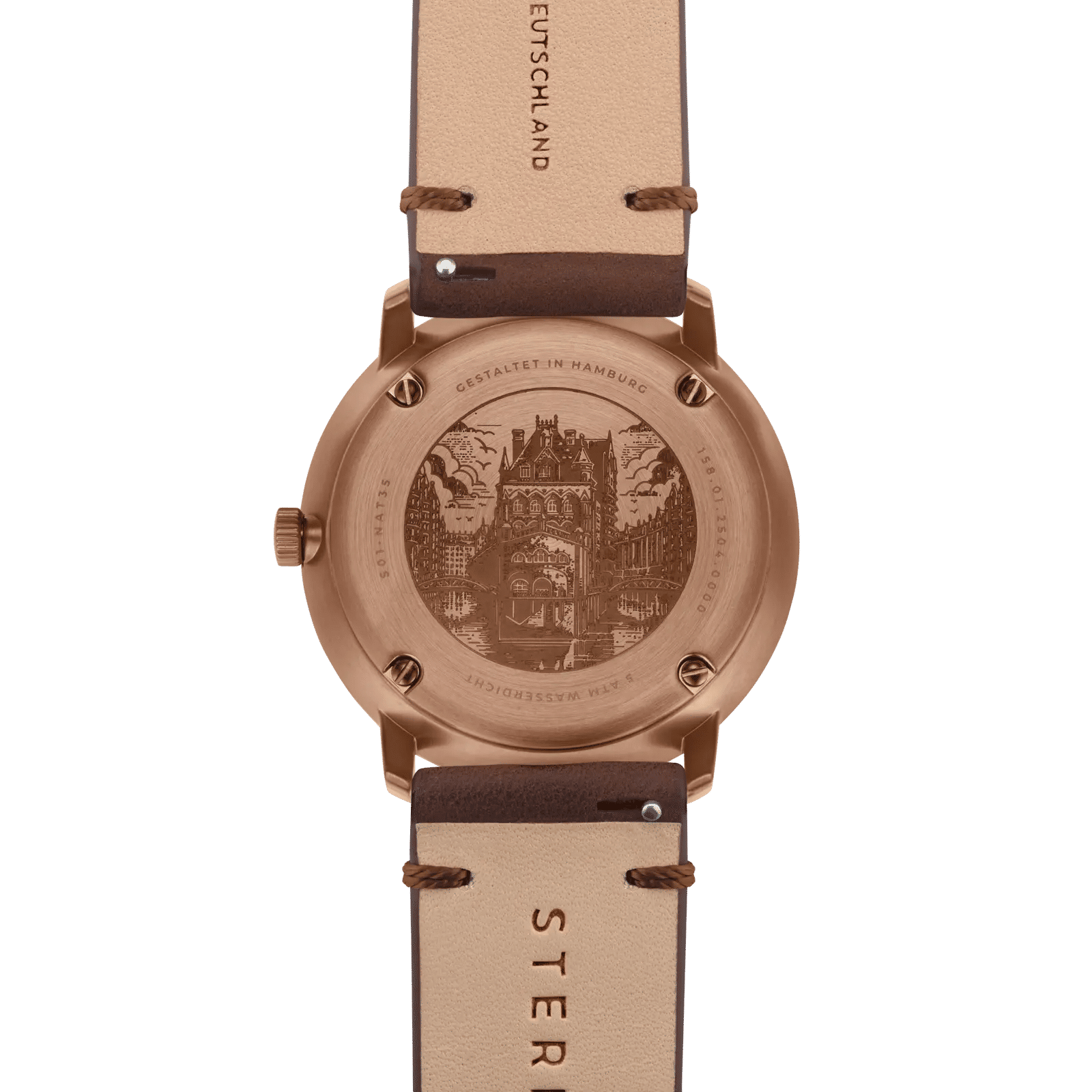 Sternglas Naos Quarz 38 mm Edition 1905 Herren • Minimalistisches Bauhaus-Design • Limitierte Sonderedition, Bild 2