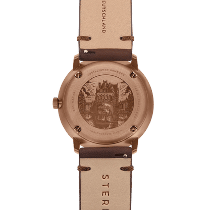 Sternglas Naos Quarz 38 mm Edition 1905 Herren • Minimalistisches Bauhaus-Design • Limitierte Sonderedition, Bild 2