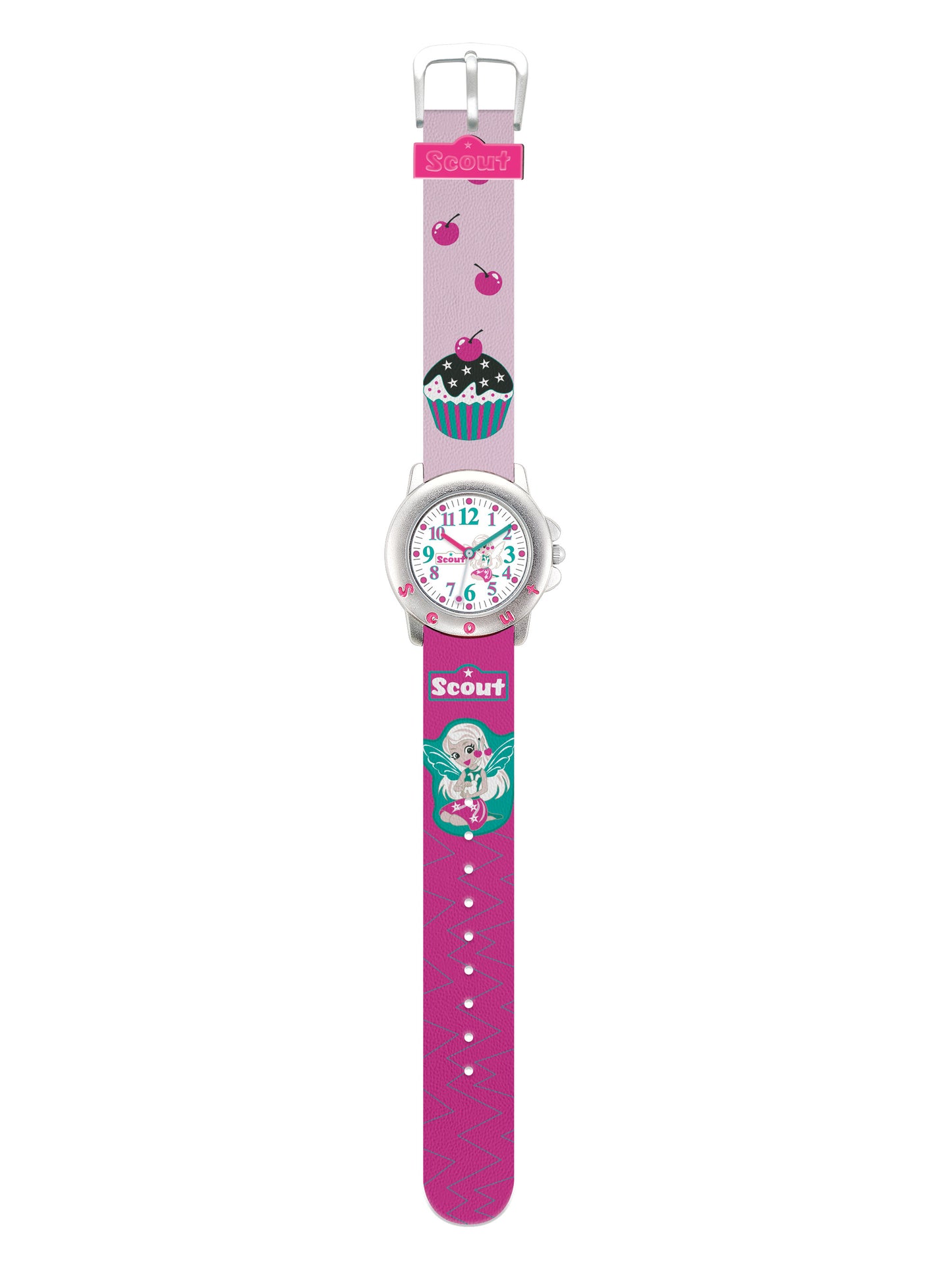 Scout Cupcake 393.036 Mädchen Armbanduhr Rosa • Quarzwerk • Kunstlederband, Bild 2