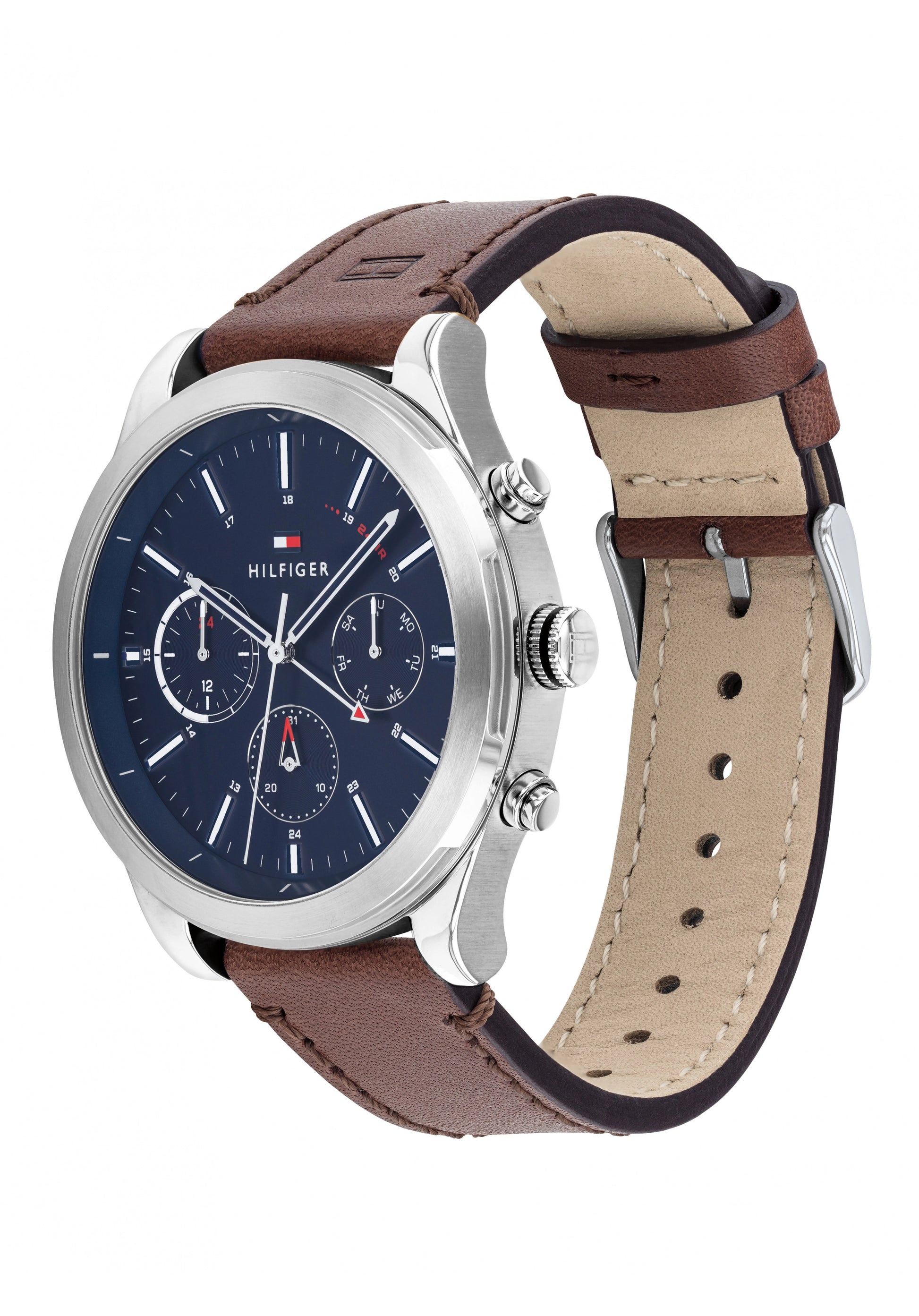 Tommy Hilfiger Ashton 1791782 Herren Armbanduhr Braun • Quarzwerk • Lederarmband, Bild 2