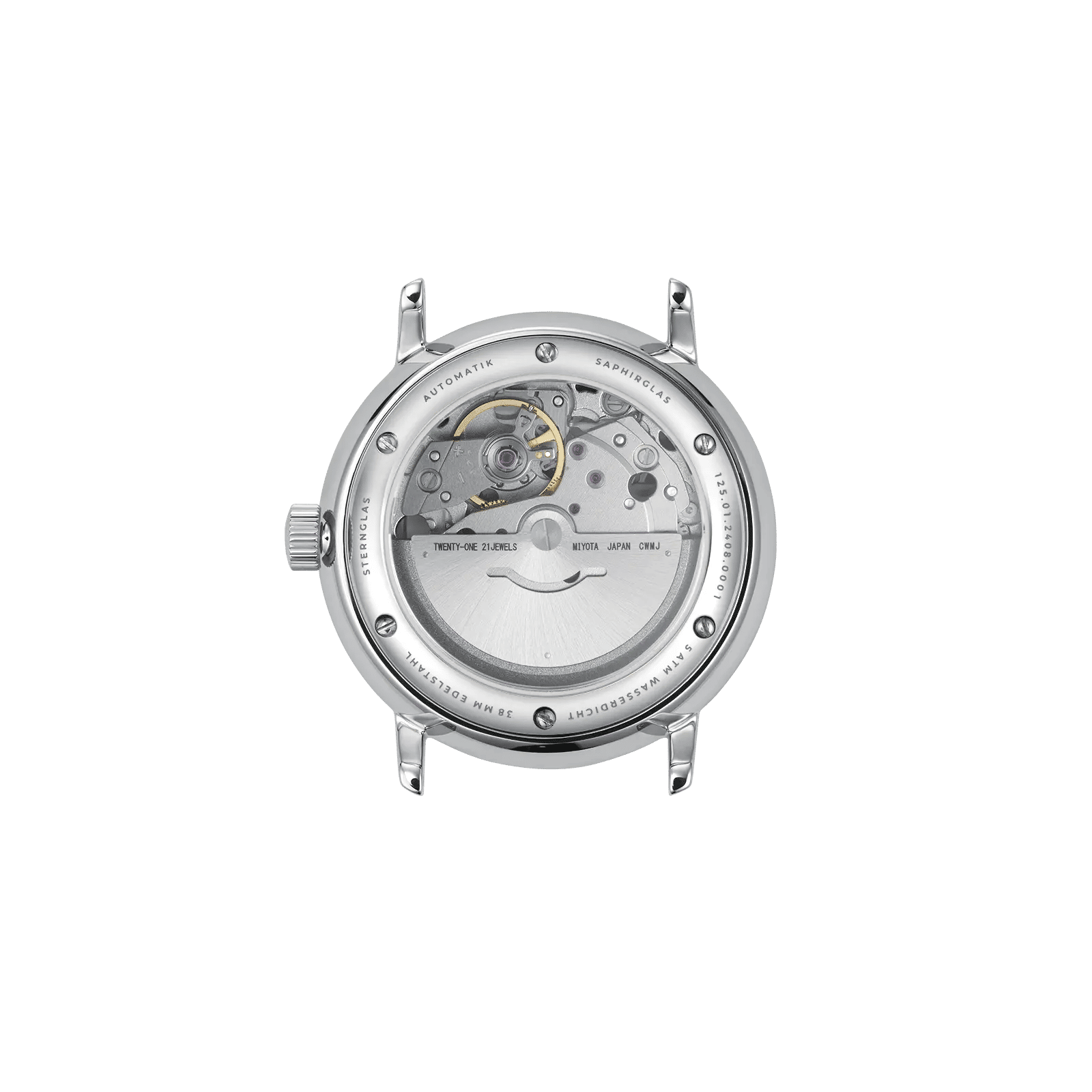 Sternglas Naos Automatik 38mm Herren Weiß • Automatikwerk • Minimalistisches Bauhaus-Design, Bild 2