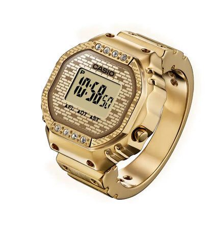 Casio G-SHOCK DWN-5600-1 Ringuhr Schwarz • Stoßfest & 20 bar Wasserdicht • Digitale Mini-G-SHOCK, Bild 2