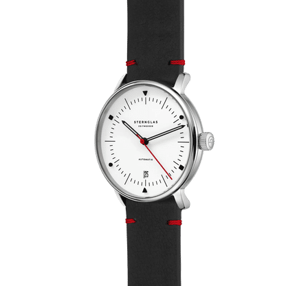 Sternglas Naos Edition Bauhaus X Armbanduhr Rot • Bauhaus-Design • Deutsche Uhrenmarke, Bild 2