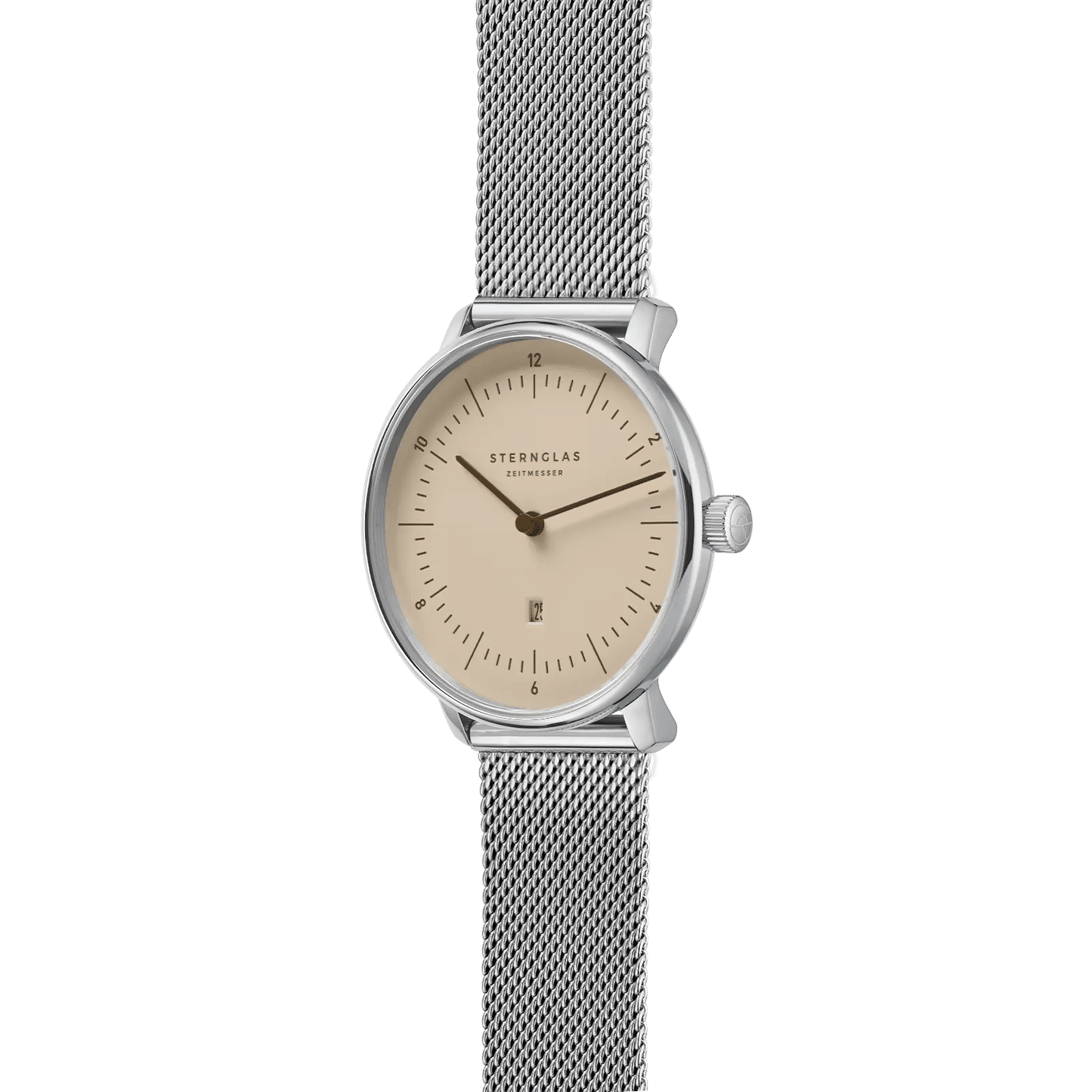 Sternglas Naos XS Damen Armbanduhr Sandbraun • Schlankes Quarzwerk • Minimalistisches Design, Bild 2