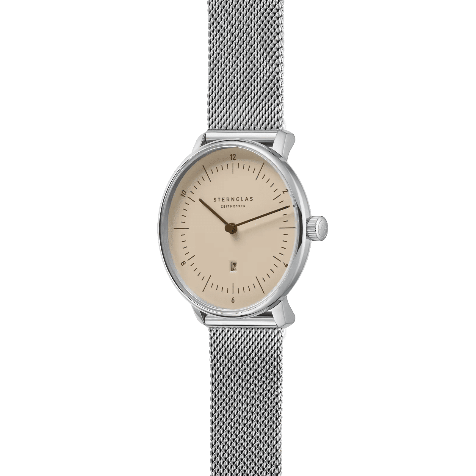 Sternglas Naos XS Damen Armbanduhr Sandbraun • Schlankes Quarzwerk • Minimalistisches Design, Bild 2