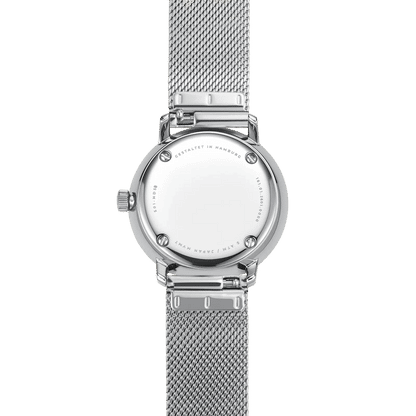 Sternglas Naos XS Damen Armbanduhr Tiefblau • Schlankes Bauhaus-Design • Quarzwerk, Bild 3