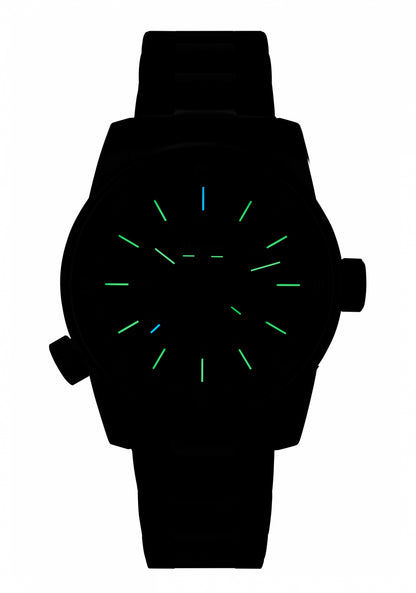 Traser P68 Pathfinder GMT Herren Armbanduhr Schwarz • Tritium-Leuchtmasse • GMT Zweitzeitzone, Bild 3