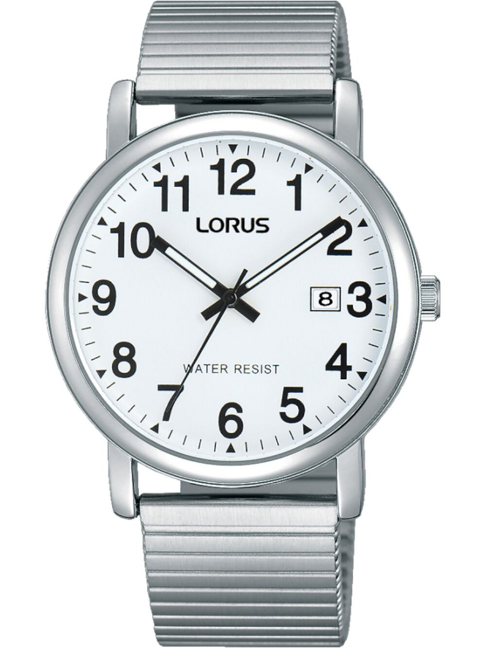 Lorus Classic RG859CX5 Herren Armbanduhr • Mineralglas • Edelstahlarmband