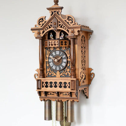 Rombach & Haas TRADITION 4501 Wall Clock Wood (dark) • Mechanical 8-Day Movement • Musical Cuckoo Clock with Rack Strike