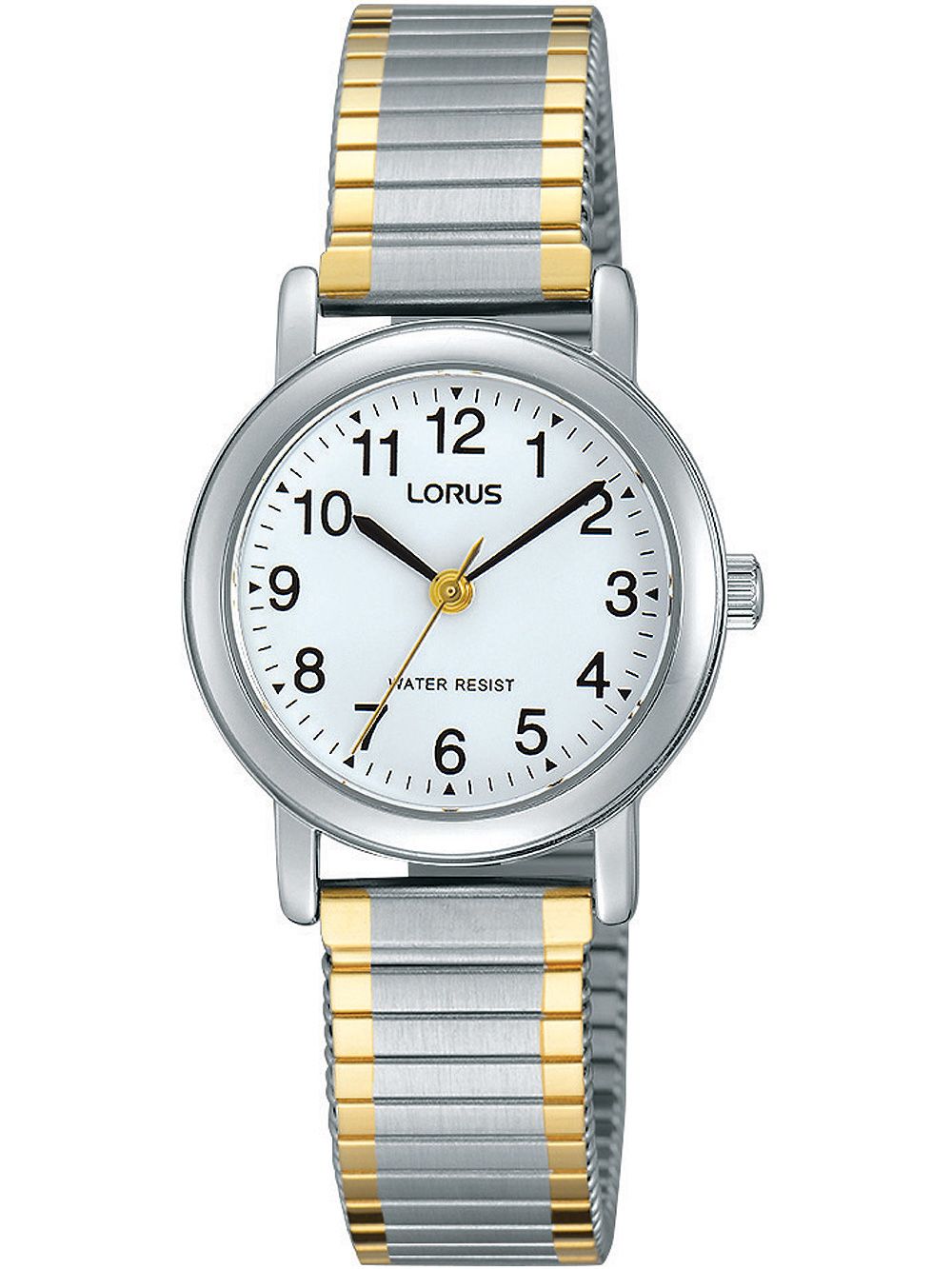 Lorus RRX05HX9 Damen Armbanduhr • Zweifarbiges Zugband • Mineralglas