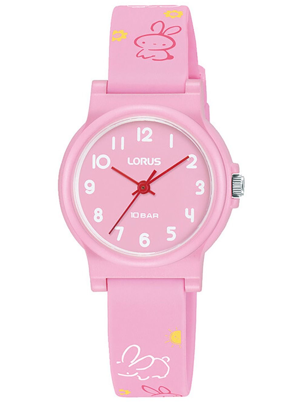 Lorus RRX41JX1 Mädchen Armbanduhr Rosa • Quarzwerk • 10 ATM wasserdicht