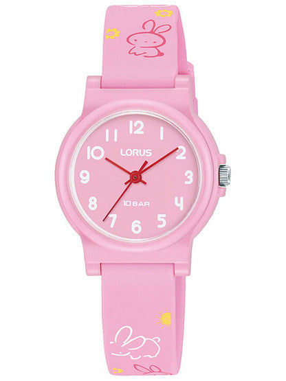 Lorus RRX41JX1 Mädchen Armbanduhr Rosa • Quarzwerk • 10 ATM wasserdicht