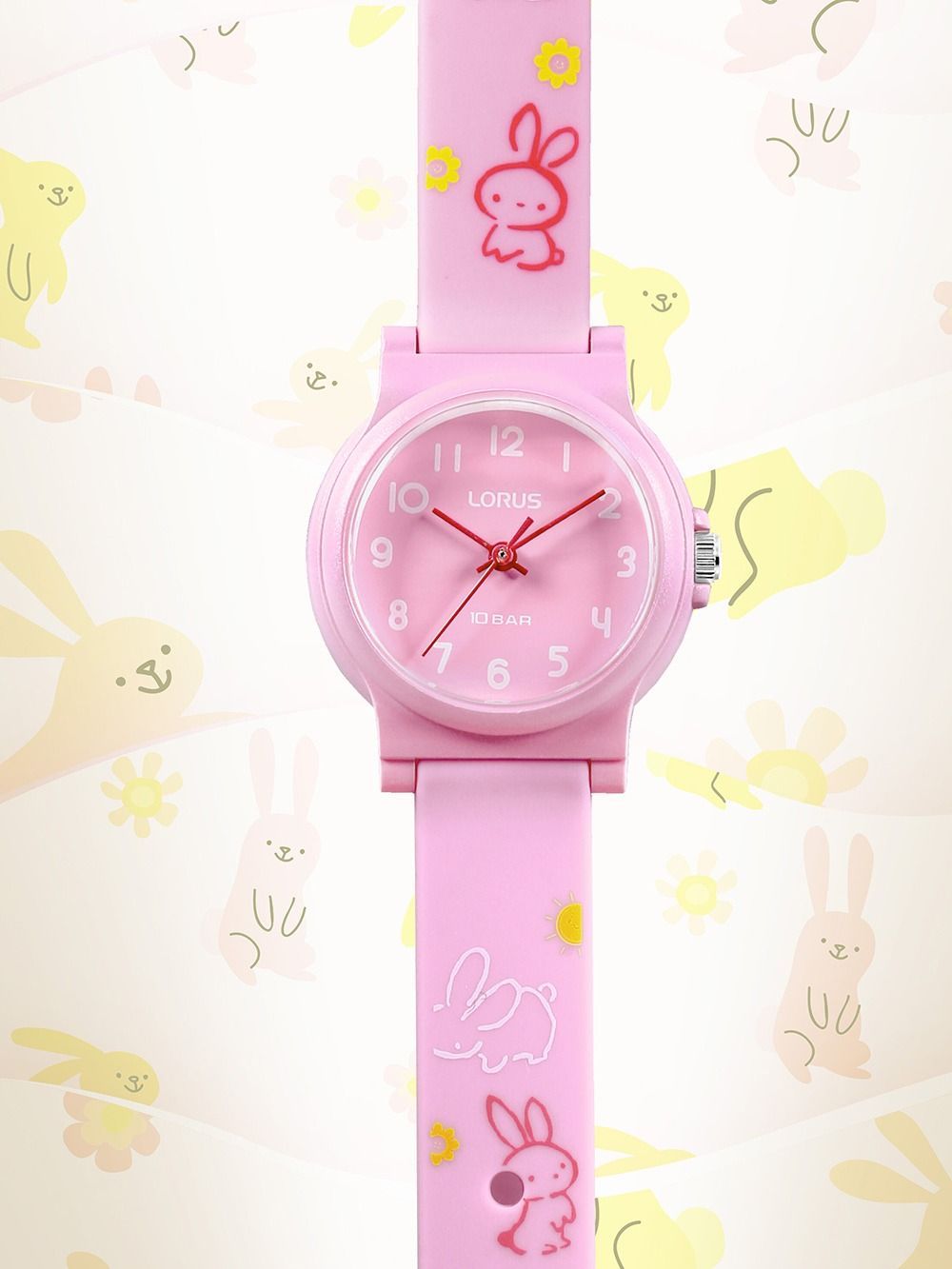 Lorus RRX41JX1 Mädchen Armbanduhr Rosa • Quarzwerk • 10 ATM wasserdicht, Bild 2