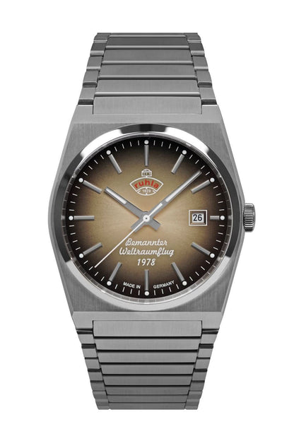 Ruhla Space Control 4660M2 Herrenuhr Braun • Automatikwerk Miyota 8315 • Saphirglas