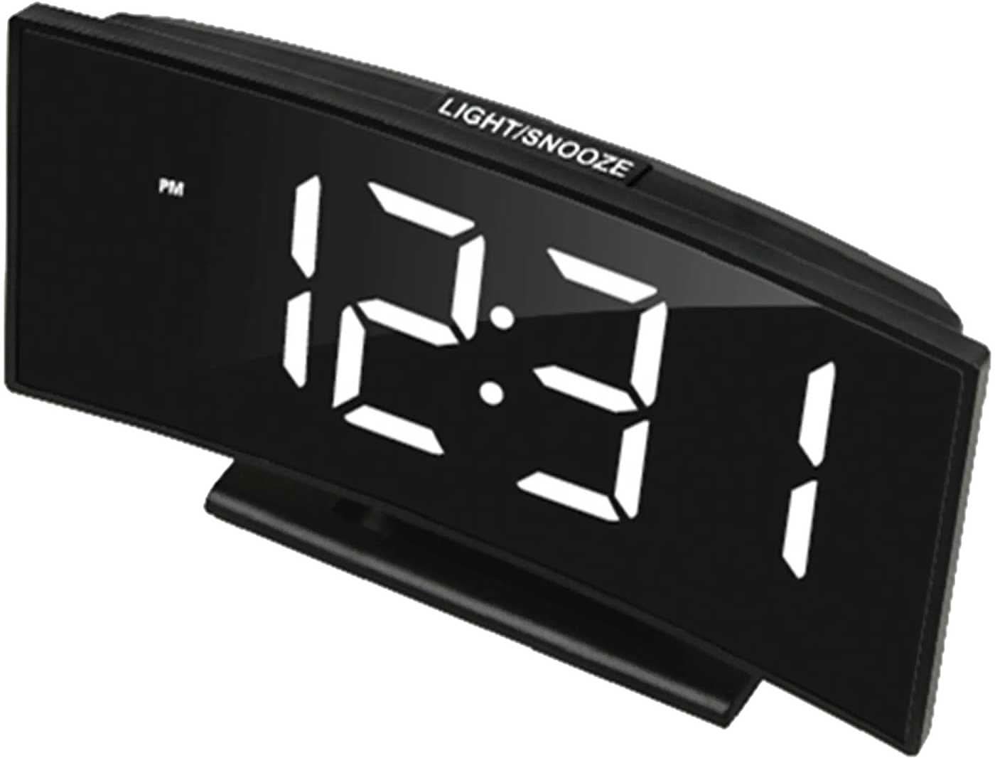 JVD Digital Alarm Clock Black 9.5x17x5 cm Plastic • Dual Alarm • Temperature Display